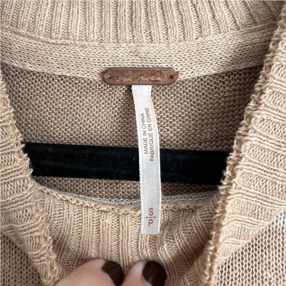 Free People Between The Lines Lightweight Pullover Boho Top Shirt Stripe - Picture 5 of 7